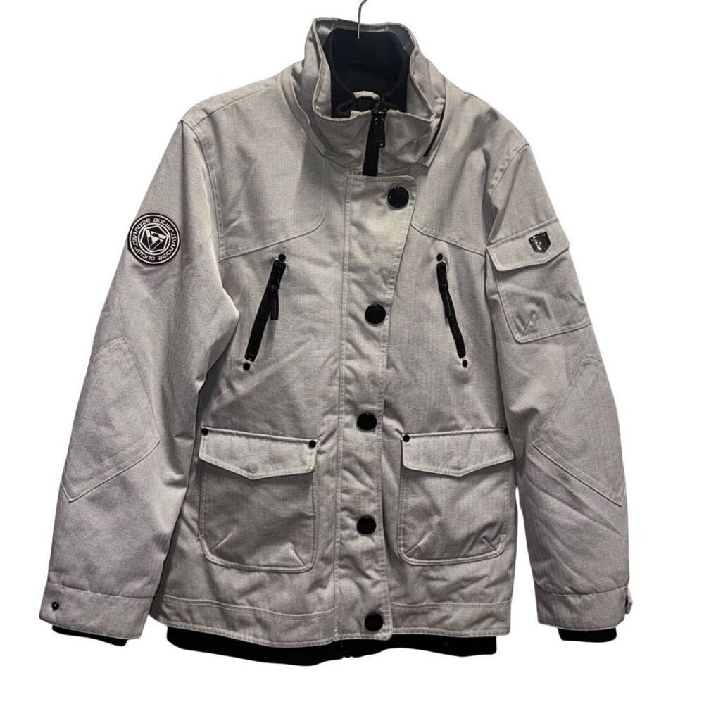 NOIZE WINTER JACKET COAT light Grey men's XL